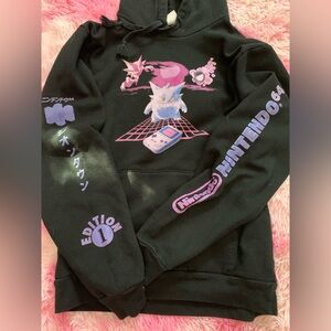 Gengar Evolution Nintendo 64 Gameboy Pokemon 1st Edition Hoodie Sweatshirt USA